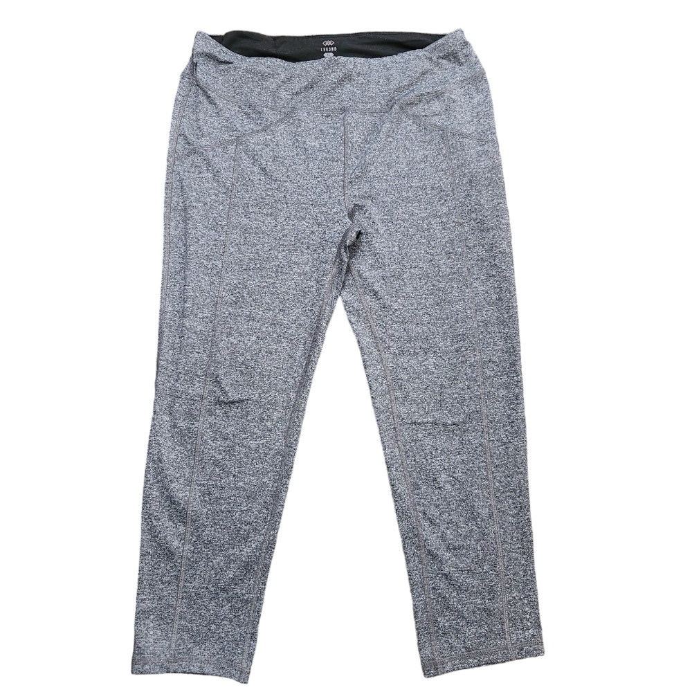 Legend Gray Athletic Capri Leggings Size XL